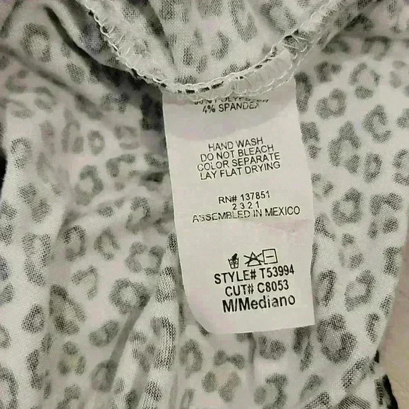 Gaze Cheetah Babydoll Top - Picture 5 of 5